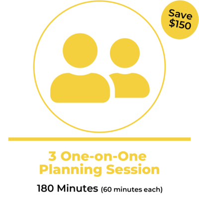 3 One-on-One Planning Sessions